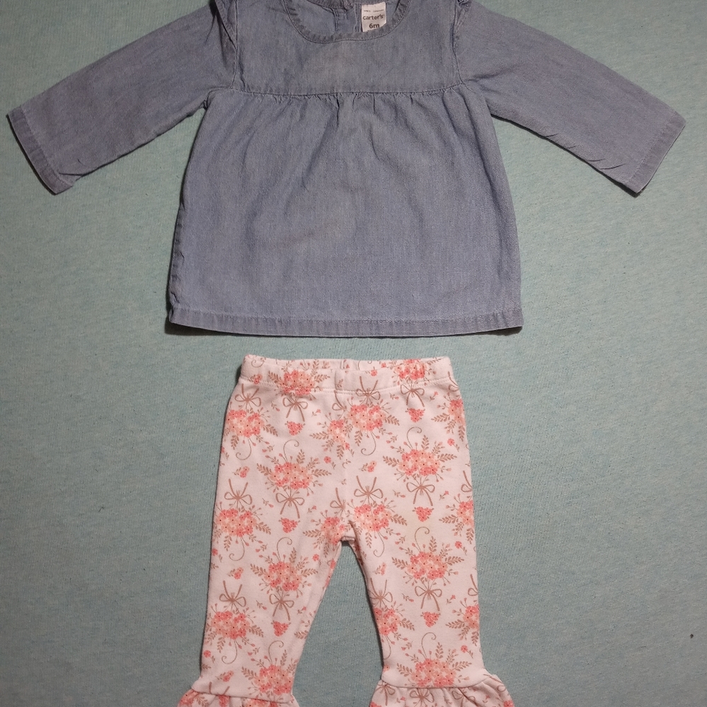 Carter's 2 piece Baby girls outfit
